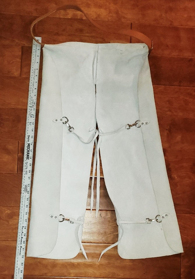 WORKING CHAPS CUSTOM SPLIT LEATHER FAMOUS MAKER; COLORADO SADDLERY Co