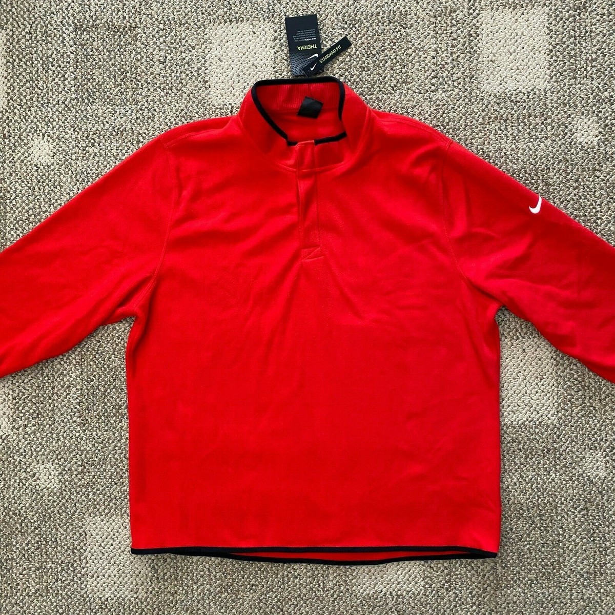 Men's Size XL Nike Therma Fleece Pullover Golf Top