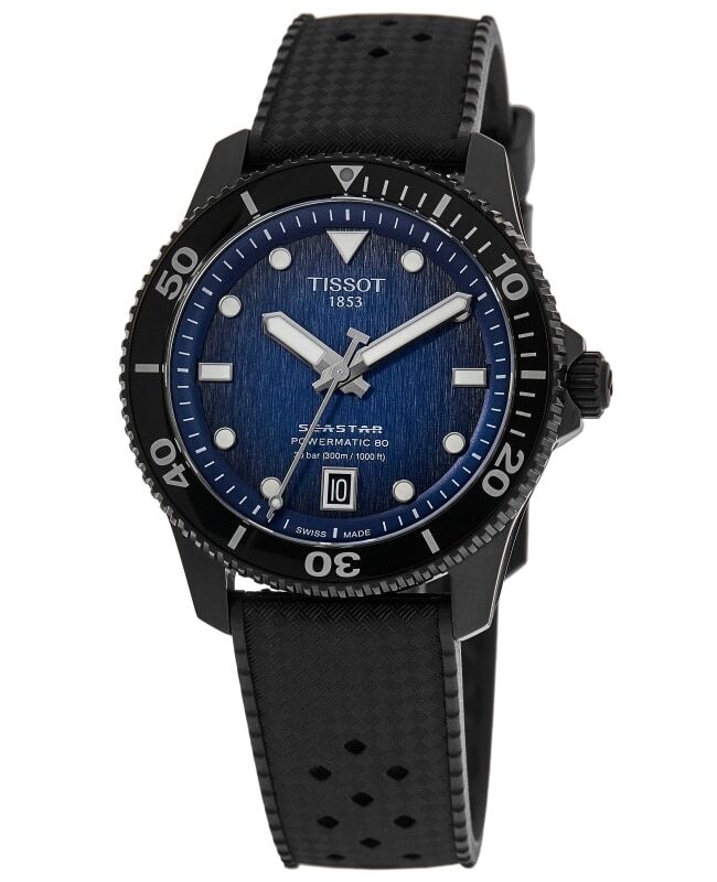 Новые мужские часы Tissot Seastar 1000 с автоподзаводом Powermatic 80 T120.807.37.041.00