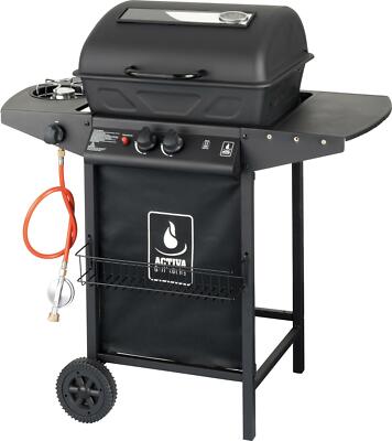 ACTIVA Grill Lavastein Gasgrill, Gasgrill Grillwagen Lavagrill 