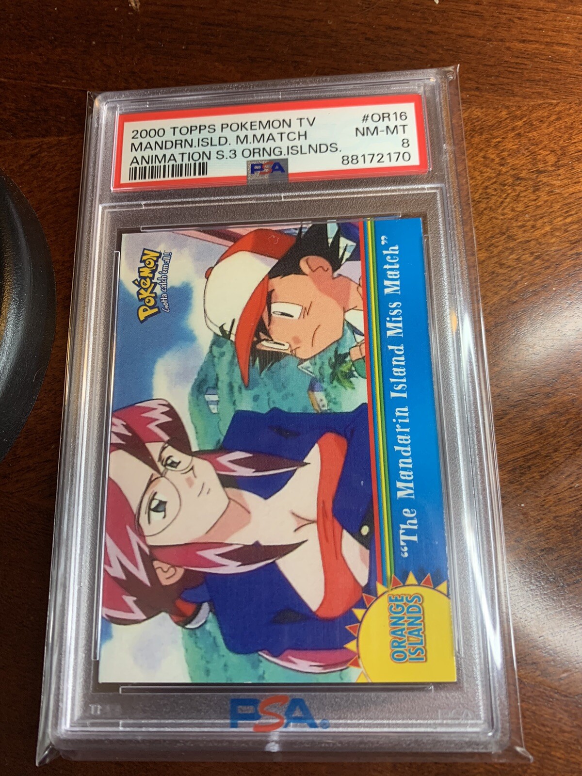 2000 Topps Pokemon TV Series 3 #OR16 Mandarin Island Miss Match PSA 8 NM-MT