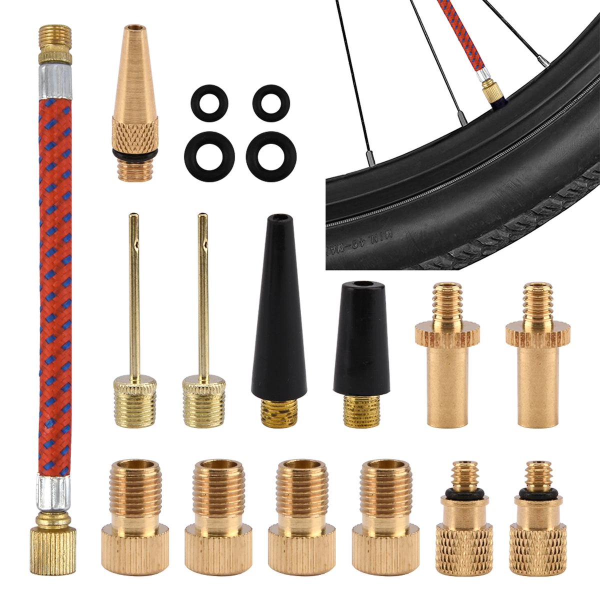 Bike pump 2025 attachments