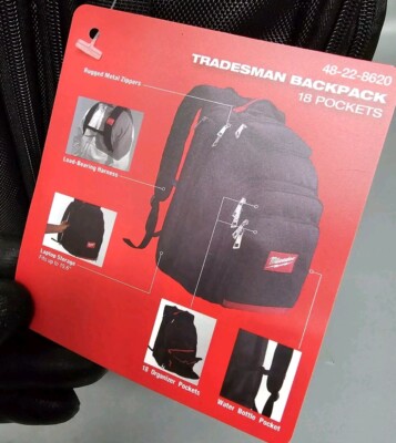  Neu  Milwaukee Werkzeugtasche Rucksack Tasche 4932464252