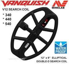 Minelab Vanquish V12 Double-D Search Coil 12" 9" NEW