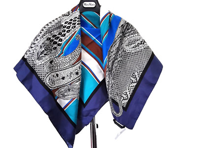   MARINA RINALDI   Printed scarf in SILK    Mod.''Sasha''      RRP  220