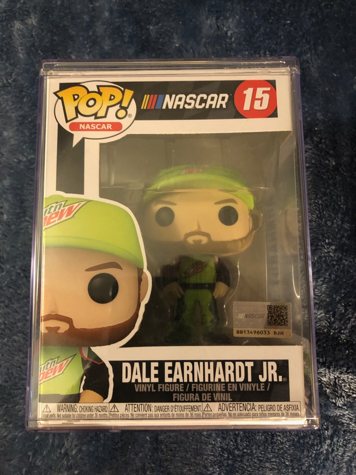 Dale Earnhardt Jr Nascar Funko Pop #15-New And Sealed In Funko Premium Protector