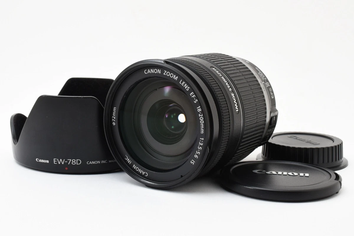 Top Mint】Canon EF-S 18-200mm F/3.5-5.6 IS Zoom Lens from Japan | eBay