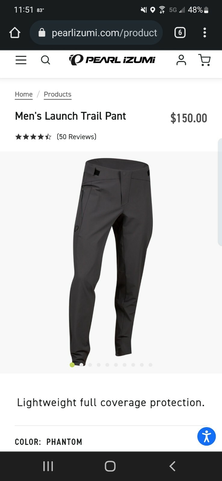Pearl Izumi Launch Trail Pant. Men's 