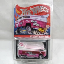 Hot Wheels RLC Volkswagen Drag Bus Candy Striper - PINK LOGO VARIANT - Fast Ship