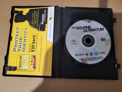The Bourne Ultimatum DVD MOVIE BORN Matt Damon, Julia Stiles