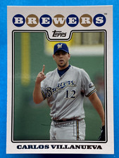Carlos Villanueva 2008 Topps Updates & Highlights #UH38 Milwaukee Brewers