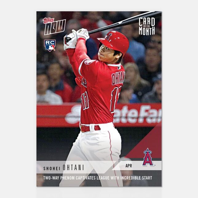 SHOHEI OHTANI 2018 RC BGS 9.5 SP 1220 April ‘18 TOPPS NOW #MAPR ROY MVPS SP1220