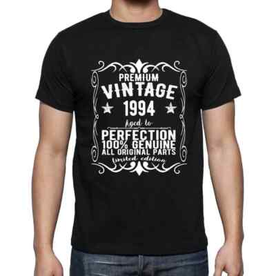 Herren Grafik T-Shirt Alle Originalteile bis zur Perfektion gealtert 1994   All