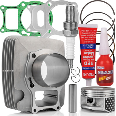 Caltric Exhaust Pipe Gasket - Compatible With Honda TRX250 Recon 250 & Other Models (1997-2001)