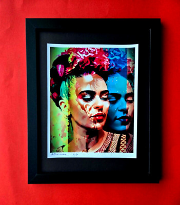  ALEXANDER DULAC | FRIDA KAHLO SOUL Hand Signed Authentic Print Ed. of 10 COA