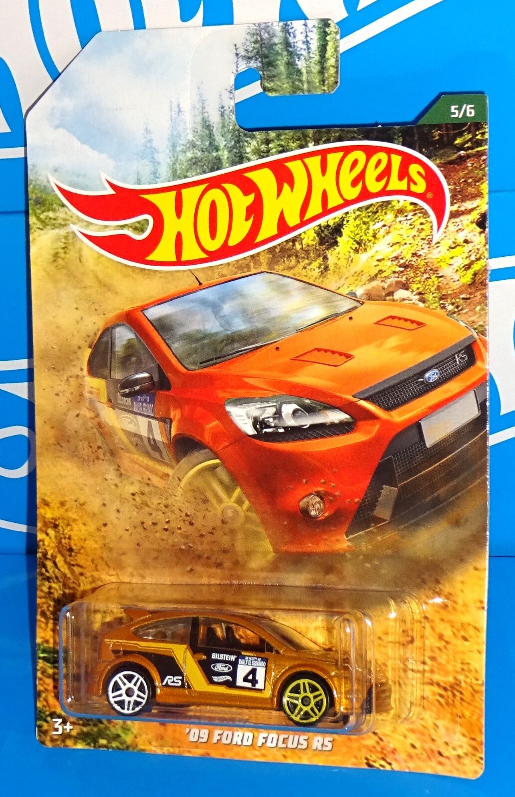 Hot Wheels 2019 Walmart Rally Sport Series #5 '09 Ford Focus RS Mtflk Brown