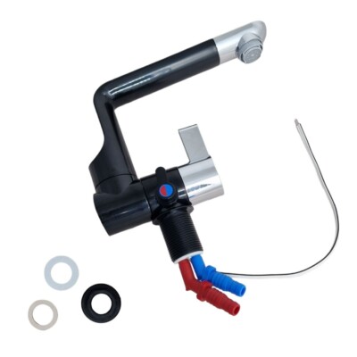 Wasserhahn Komet Arona Heiß & Kalt Mixer 12v Mikroschalter Wohnwagen Wohnmobil Boot