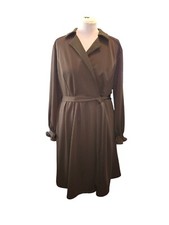 Standards & Practices Army Green Stretch Long Sleeve Utility Wrap Shirt Dress 3X