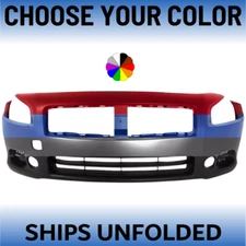 NEW Choose Your Color Painted Front Bumper For 2009-2014 Nissan Maxima