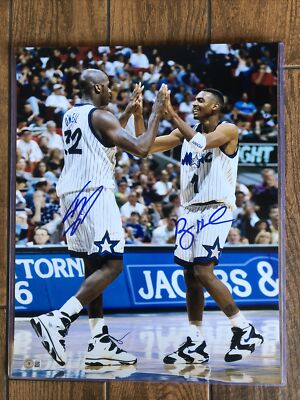 シークレット　Highway Imprint Shaquille O'Neal Penny Hardaway Signed 16x20 Magic Photo Beckett