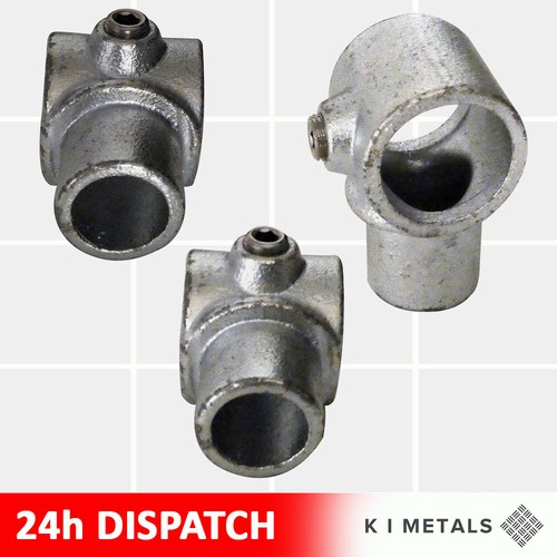 Galvanised Key Clamp Handrail System Connector Pipe Q Fitting Railing Steel Tube - Picture 7 of 27