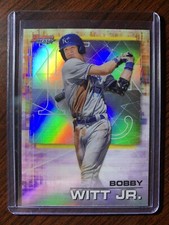 2021 Bowmans Best Bobby Witt Jr. Base Refractor Parallel Royals RC Rookie