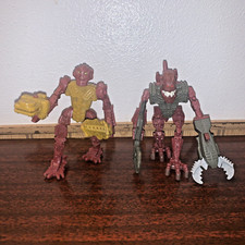 2006 Lego McDonald's Bionicles 4" Happy Meal Toys - Hakann  Toa Jaller
