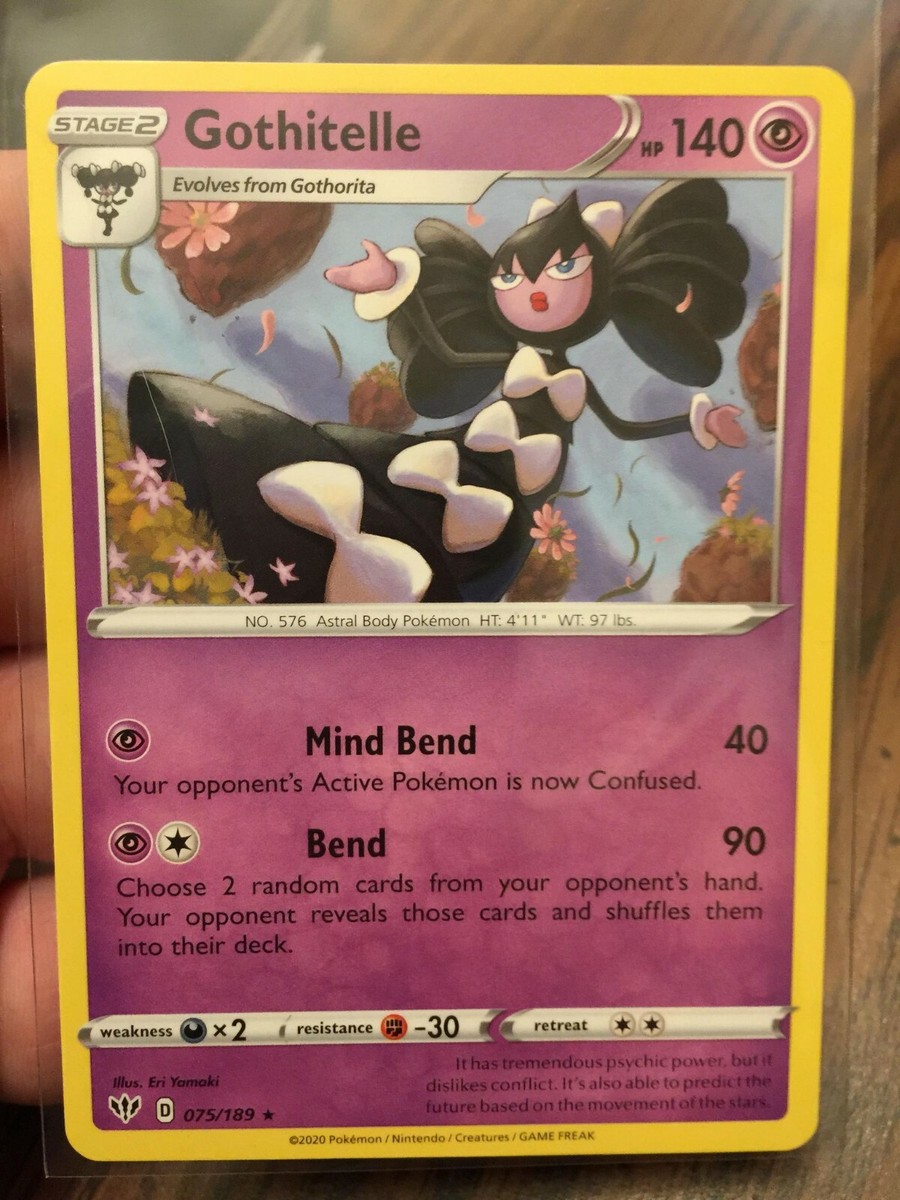 gothitelle pokemon card value Amazon.com: Gothitelle 092/193 - Paldea Evolved - Pokemon Evolution Set - 3  Card Lot