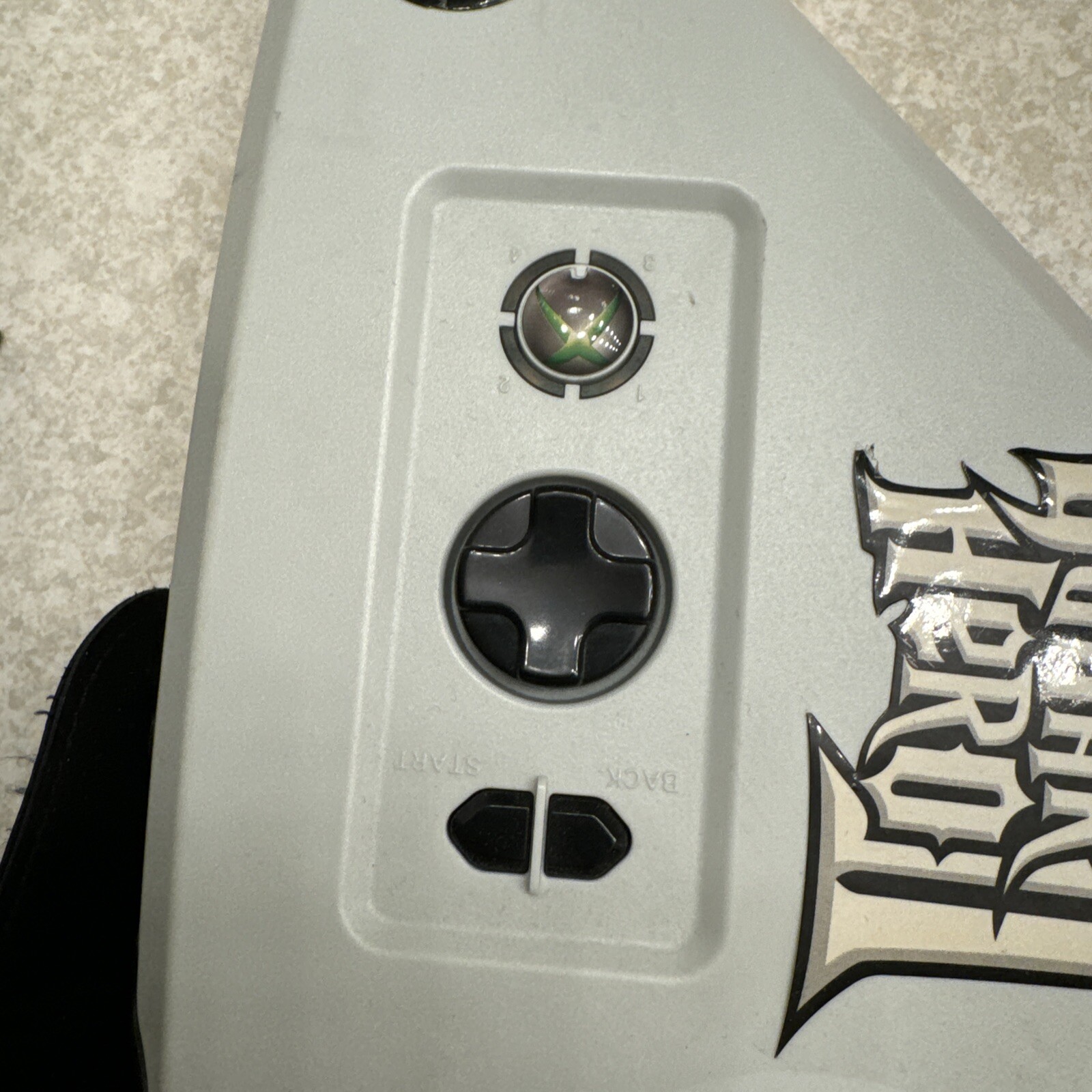 RedOctane Guitar Hero Xbox 360 Gibson Xplorer Wired w/ USB Dongle