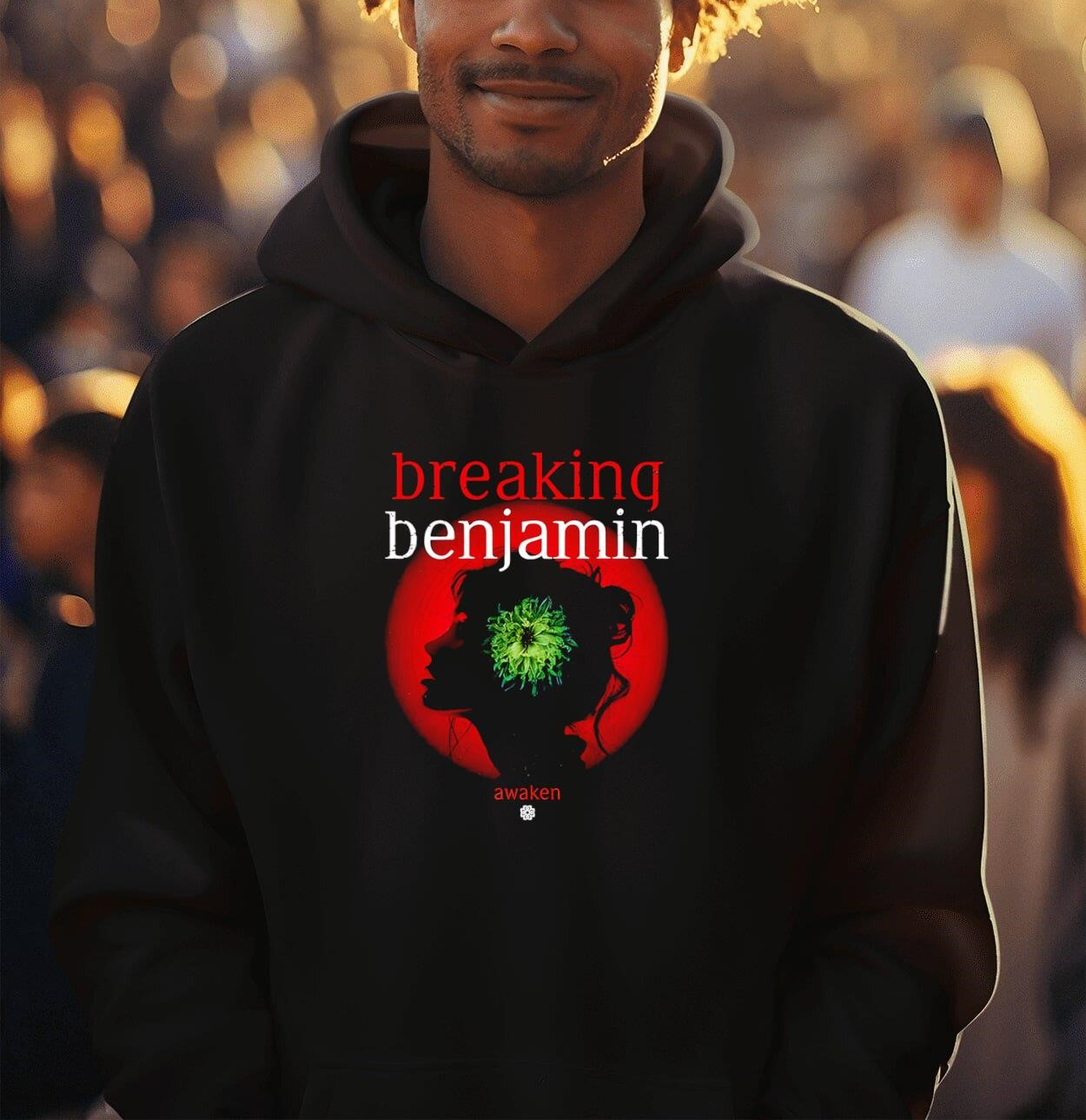 Breaking Benjamin Awaken Album Hoodie, shirt US size