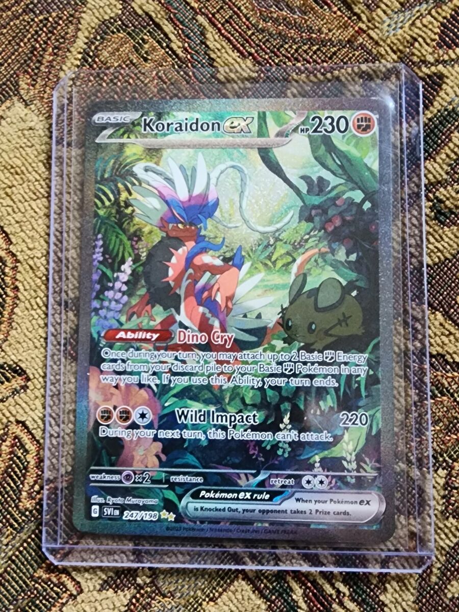 Pokemon - Koraidon ex 247/198 - Scarlet & Violet - Special Illustrator Rare  - Holo Full Art