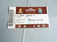 Ticket FC Porto v Chelsea Uefa Youth League Sept 29th 2015