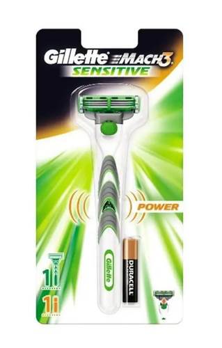Pack De 5 Lames Gillette MACH3 Sensitive - Recharges Pour Rasoir Homme - Lames Jetables 3 Lames