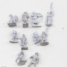 D D Dungeons Dragons Metal Miniatures RPG Grenadier 70's 80's Lot of 10 A43