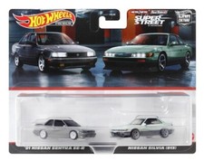 Hot Wheels 1/64 🇨🇵 2pack  , Nissan Silvia S13 + Nissan Sentra SE-R 