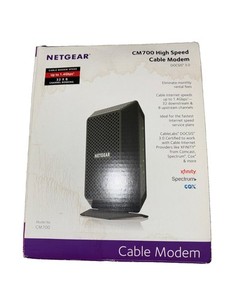 NETGEAR CM700-100NAS Vitesse du modem câble UpTo 1.4 Gbps 32x8 Liaison des canaux CM700