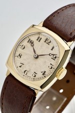 Rolex Prima Ref 2007 9K Gold ‘1937’ Rare Superb Gents Vintage Cushion Watch 28mm