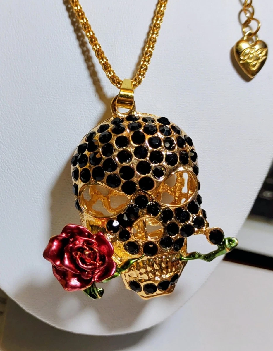 Juego De Collares Gótico Estilo Oscuro Con Diseño De Esqueleto Murciélago Corazón Mariposa Y Cruz En Aleación De Zinc Accesorios De Joyería Tema Oscuro