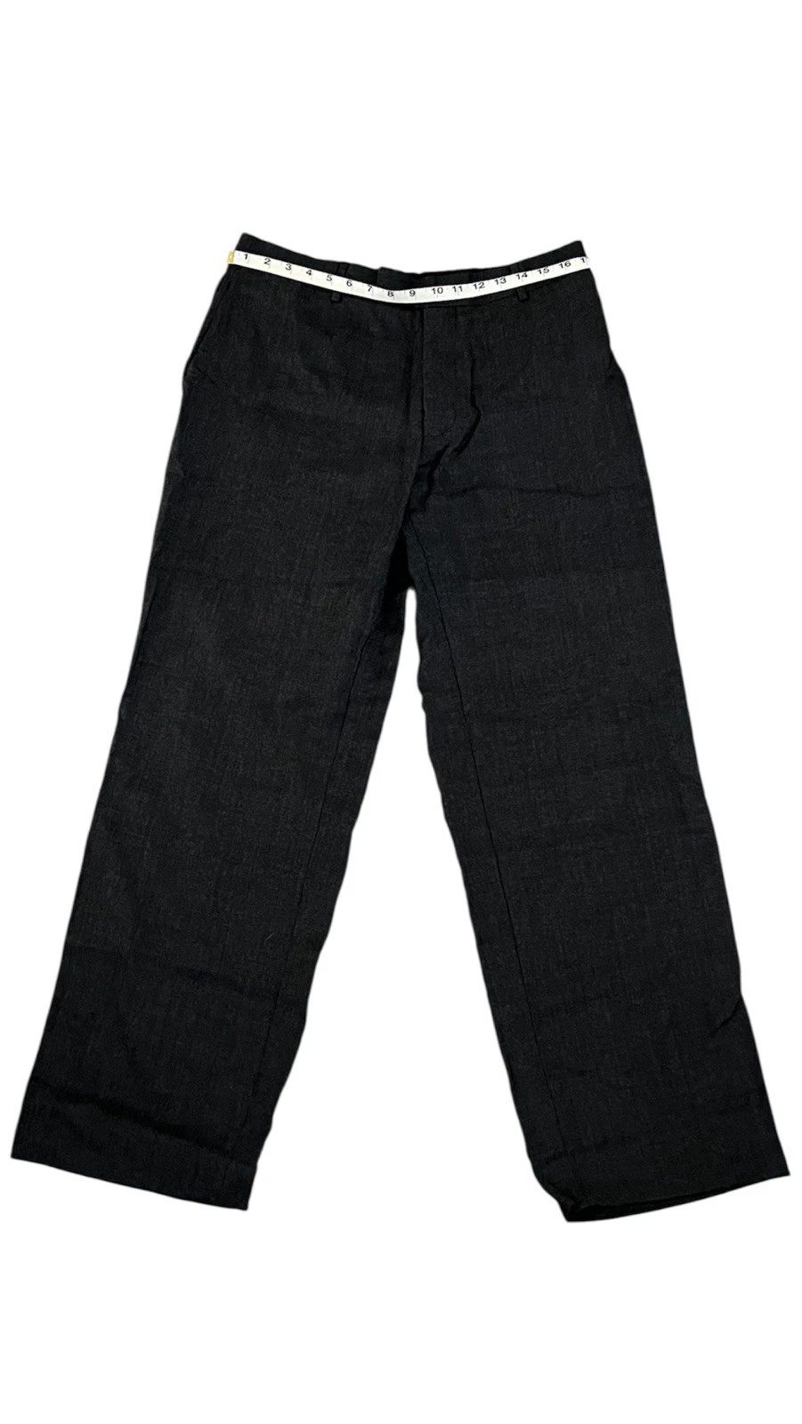Boss Hugo Boss Flat Front Wool Trouser Dress Pants Men's 38R Gray Formal Career