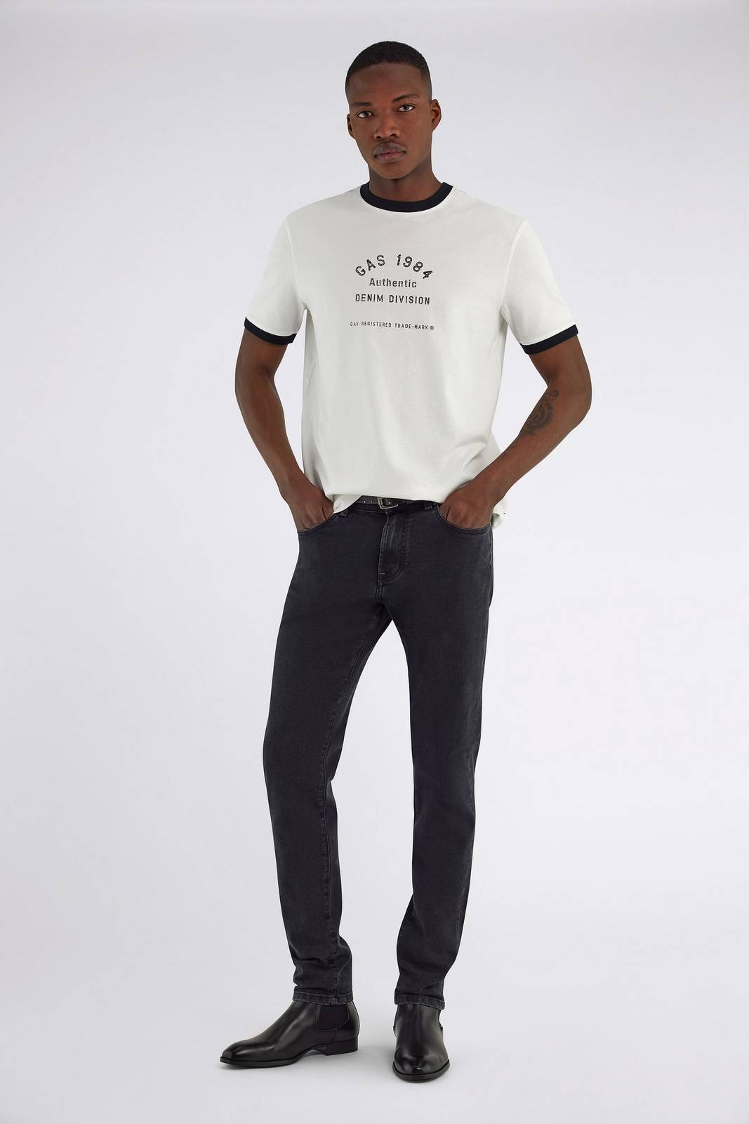 Gas Jeans Sax Schwarz - Gre 36-50 Herrenbekleidung 26190₽