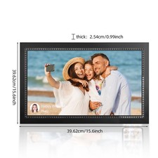 15.6-Inch Digital Smart Picture Frame with WiFi, HD IPS Screen, 64GB Storage NEW
