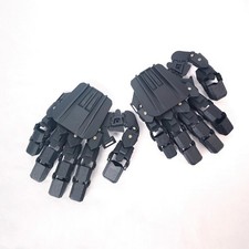 Cyberpunk Mechanical Wearable Hand Armor Halloween Prop Cosplay Gloves Xmas Gift