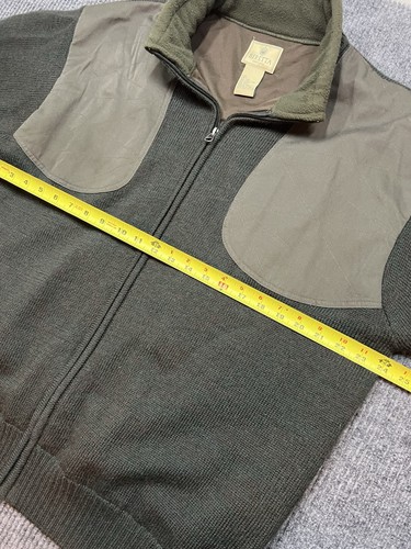 Beretta Wind Barrier Northeastern Full Zip Wool Hunting Jacket Brown Men's Large - Picture 5 of 12