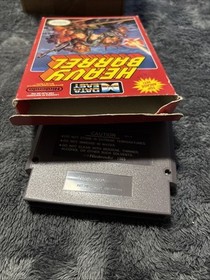 Heavy Barrel (NES) NO MANUAL Box And Game Cartridge Only