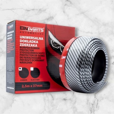 EinParts Universal Front Stoßstange Lippe Spoiler Kohlefaser Schutz Schutz 2,5m 3M