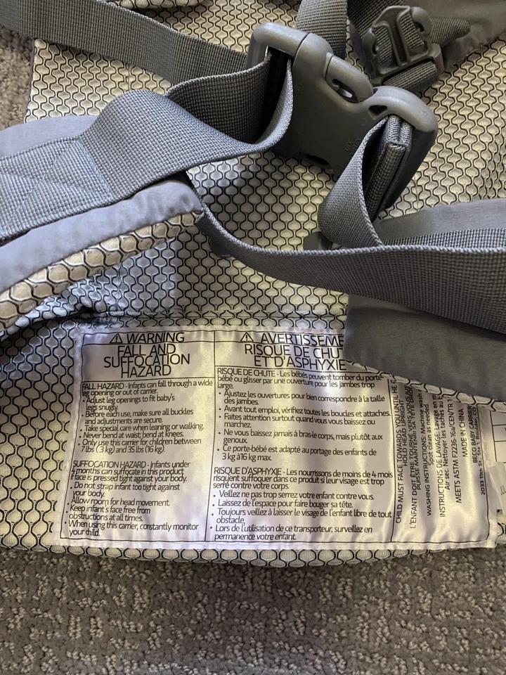 Beco Gemini Baby Carrier with Breathable 3D Mesh Line and Panel - Image 4 of 4