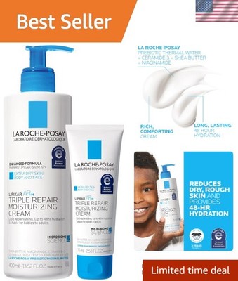 Lipikar AP+ Triple Repair Moisturizing Cream 8.03 Fl Oz Pack of 2