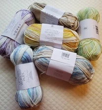 Uptown Worsted Hues by Universal Yarns Self Striping Worsted Weight 100g 180 yds