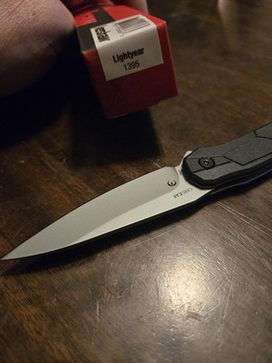 Kershaw 1395 Lightyear Assisted Open Liner Lock Plain Edge Folding Pocket Knife!