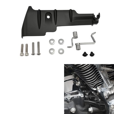 Black Cylinder Base Engine Block Cover Fit For Harley Electra Street Glide 09-16